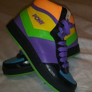 Pony Hightop tennis shoes sneakers